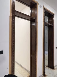 نجارة الاخلاص • ابواب خشب داخلية • المدائن معمل الغاز