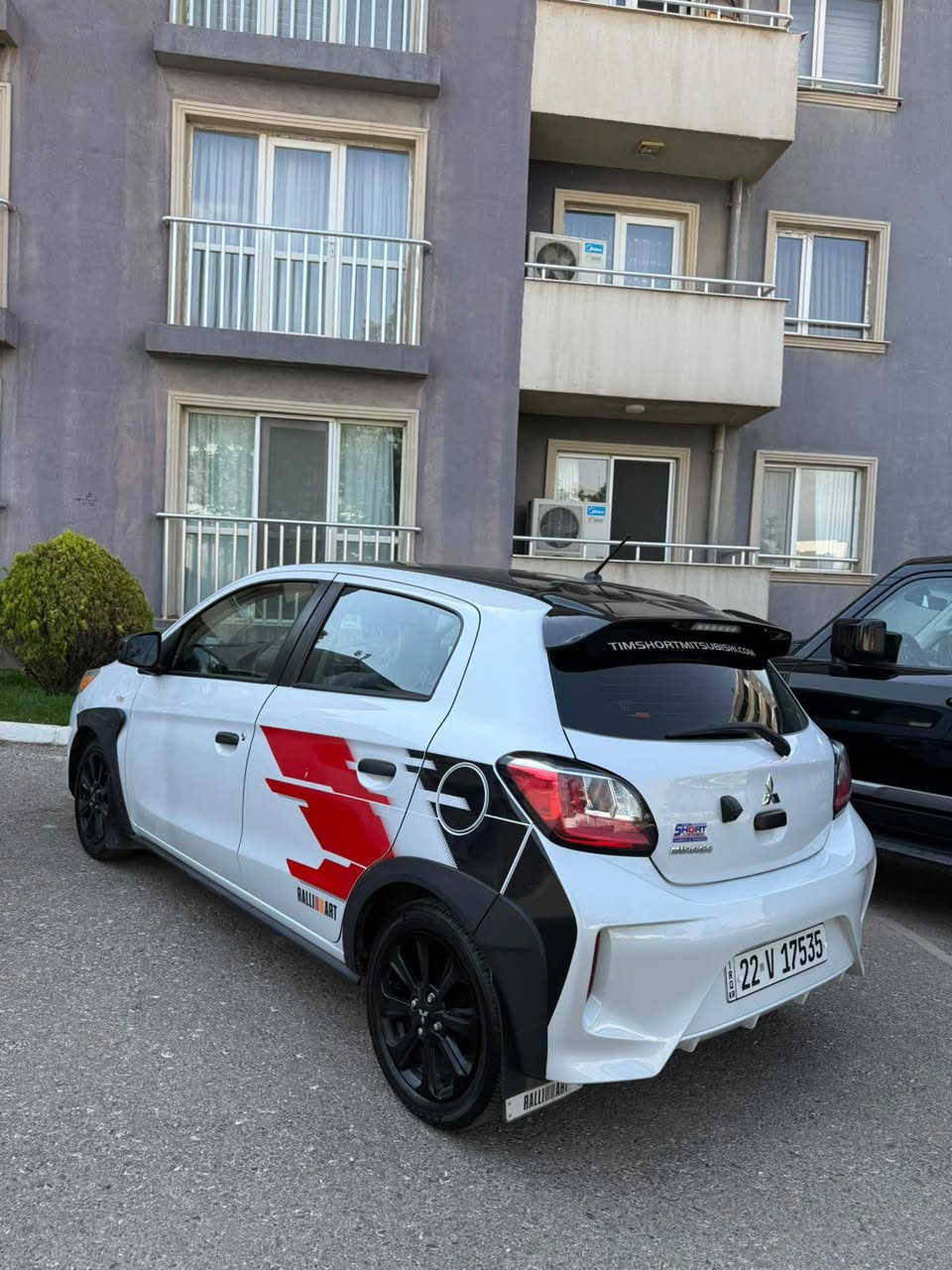 میتسوبۆشی mirag 2023 Ralliart edition ڕەنگ سمۆک  فول مواسەفات 
ڕدار پێشەوە - خەت جادە- شاشە کار پلەی کامێرا-  سەقف ڕەش - ویل کەپ رەش بیلاد هەیکەل کامل رالی ئارت -  همووی شەریکەیە زۆرمواسەفاتی  تر لەمە فولتر نیە ۲۲،٠٠٠ ڕۆشتوە یەک چەمەلغ و بستێک بۆیاخە ناوی نەگرتوە ئێرباگ نەتەقیوە  سەنەوی تا ۲٠۳۱ تازەیە هیچ مەسرووفی نیە یەک شتی نەگۆراوە هەموو گیانی شەریکەیە ۲٥٠ مەسروفی نیە وەک سفر وایە
 سعر:  ۱٠٥ گەڵاو معامەلەیەکی زۆر کەم ژم:*********** السليمانية, العراق
