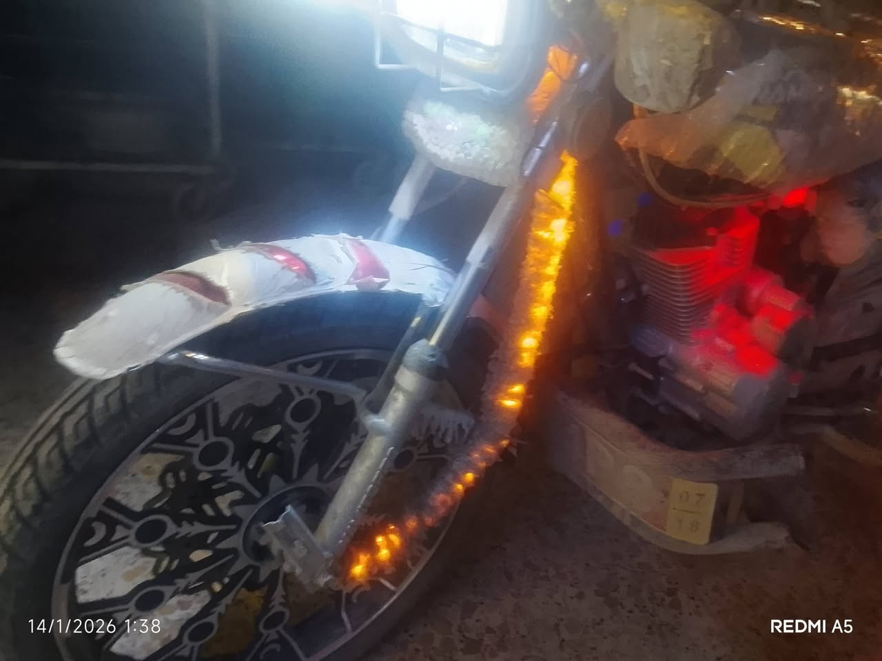 اسلام عليكم من رخصت الادمن دراجه نامه برو موديل 2025نكره سلف تشغيل عن بعد بعز البرد نكره محرك 150كلش نضيفه 5نمر مكاني تكريت ***********
