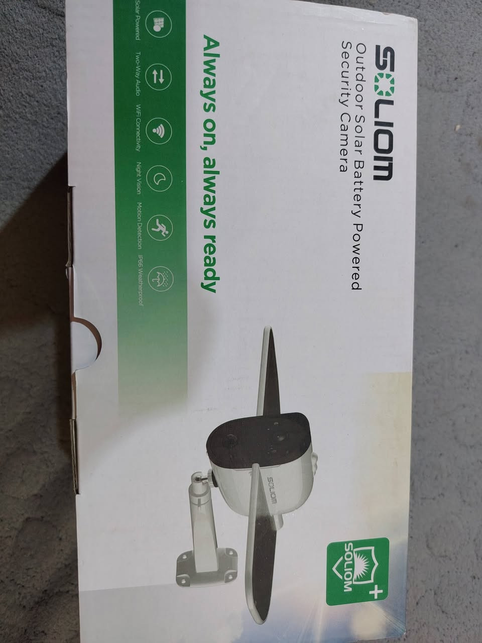 كامرة مراقبة SOLIOM S60 بالطاقة الشمسية 🌞📷

جديد غير مستعمل
*********** واتساب
