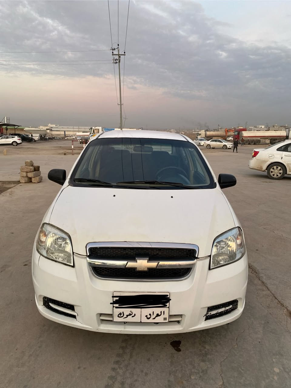 شوفرليت افيو موديل ٢٠٠٩
داخل اصفر ، محرك ١٦٠٠ ، گير عادي 
محرك و كيرها بشرط 
التحول او الوكاله بشرط 
العنوان: قضاء بردرش 
السياره تاكيه على صفحة النفر 
بيها حزام صبغ و السقف تعديل بارد 
بجم كبس و الشواصي مكفوله 
السعر ٤٨ ورقه 
***********  واتساب و فايبر
