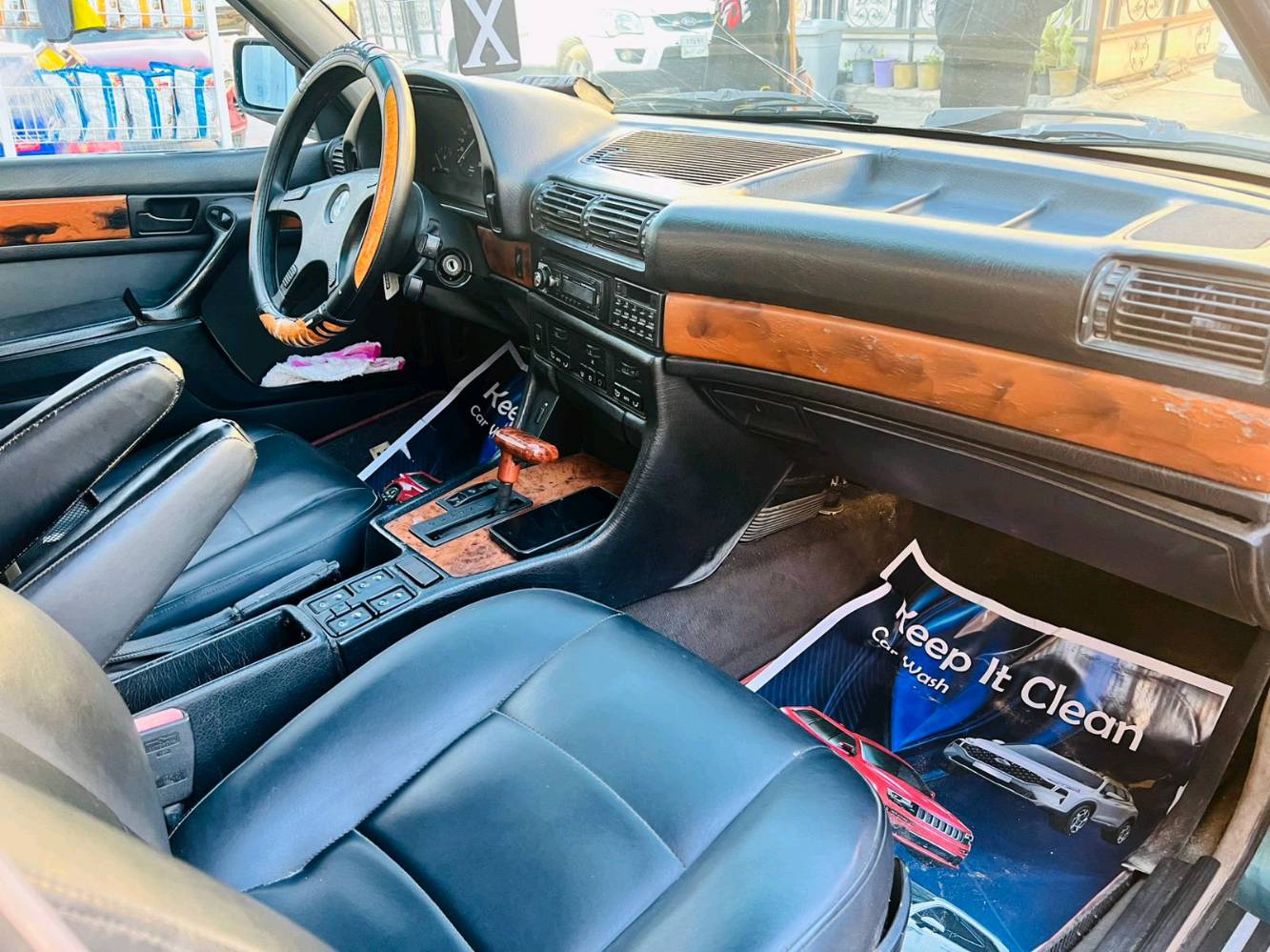 مكلف بل نشر بي ام 735 موديل 91رقم انبار مشروع وطني تحويل ثاني يوم سياره بدون ضربه صبغ عام السعر 55 وبيه مجال رقم صاحب السياره ***********