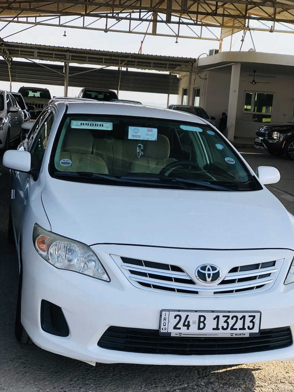 تويوتا كورلا 2013
بدون صبغ 
مكينه 16 محسن 
رقم سنوية كله جديد 
گير ومكينه وتحويل وغرامة بشرط 
العنوان : عقرة معرض دنيا 
 ***********
