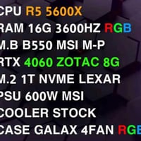 RTX 4060 • Ryzen 5 5600X • تجميعة
