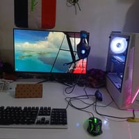 #PC للبيع   CPU CI5 9400F  GPU RX 590 8GB (NITRO DUPPHER)  RAM 16 GB (...