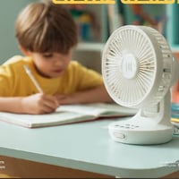 مروحة مكتب • تنطوي • تشتغل شحن