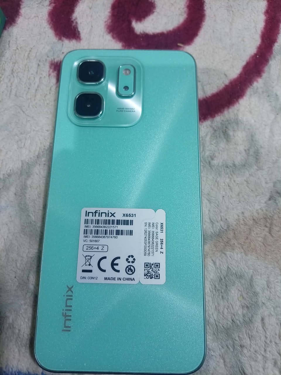 #للبيع موبايل انفنكس هوت50i كامل ملحقاته نظافه 100٪ الون فستقي بطاريه 5000 ذاكره 256 عشوائيه 12 يشغل العاب قويه السعر 170 مكاني نجف كوفه حي ميسان


**إذا كنت صاحب هذا الإعلان وتريد حذفه لأي سبب، رجاءا أرسل رسالة إلى الدعم الفني**