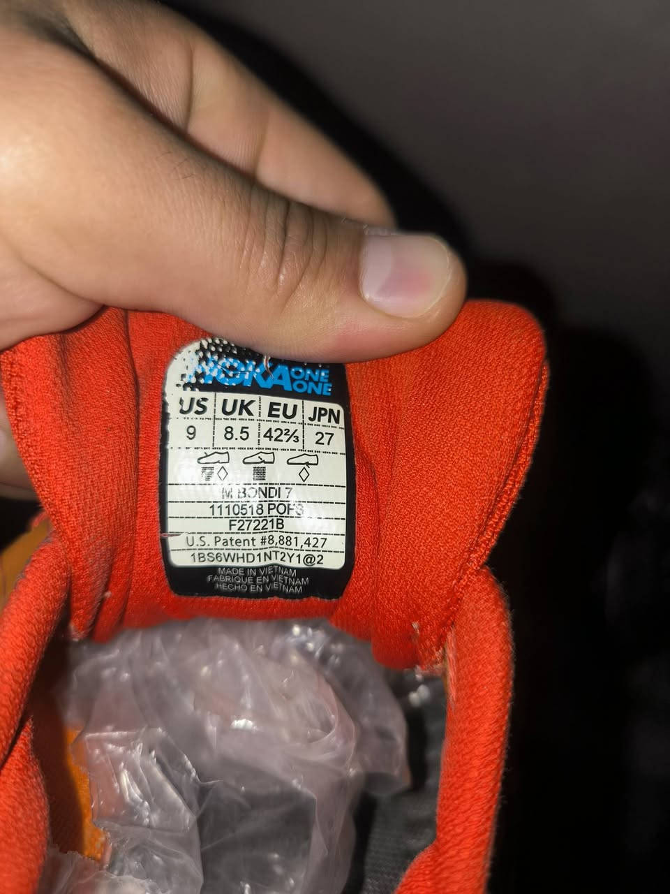 هوكا فيتنامي
قياس ٤٢ و ثلثين  يعني قرابة ٤٣ 
طول قدم ٢٦ 
نظافة 90% 
انطوني سعر


**إذا كنت صاحب هذا الإعلان وتريد حذفه لأي سبب، رجاءا أرسل رسالة إلى الدعم الفني**