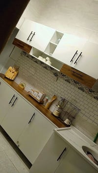 كاونتر أرضي ٢م • سنك ١٢٠سم • خشب MDF