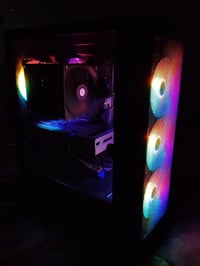 R5 3600 معالج   b450m بورد  Rtx 3060 12G كارت  Ram 2x8 16G 3200 رامات ...