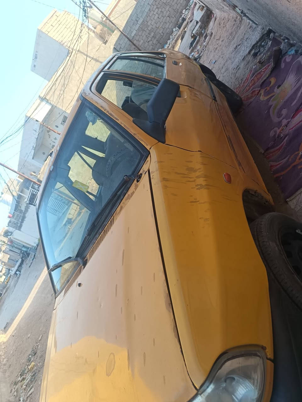 سلام عليكم سيارة سايبة موديل 11 كير فكفول مكينه خيط بخار حداديه/100/70 تبريد شغال تخم تاير جديد سيارة مثل ماشفه بصور  بور مشط ستيرن كفاله سنويه لل30 شرط مدور مكاني نجف سعر 23 رقم الموبايل ***********
