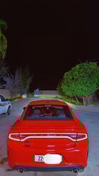 دوج جارجر   خليجي هارلم  موديل ٢٠٢١ gt  احمر  مكفول كفاله من الصبغ  بي...