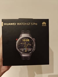 توفرت من جديد ساعة هواوي GT5 برو ربل اسود  مستخدم قليل كلش نظيفه السعر...