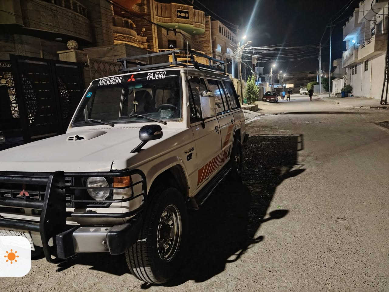 سلام عليكم
باجيرو مستبوشي  7راكب موديل 89 محرك 300v6 كير عادي
تبريد شغال بس يعوزغاز رقم دولي باسمي سنويه2031  شرط .تحويل ثاني يوم بدون بلادي بدون صبغ فقط تكحيل جاملغات تايرات فوك نص عمر صدر تعبان السعر 45وبيه مجال ويرهَم مراوس حسب القناعه  مكان سياره صلاح الدين تكريت الاستفسار عل رقم ***********
