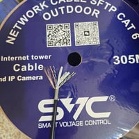 كابل CAT6 • SFTP غطاء مزدوج • ٣٠٥م