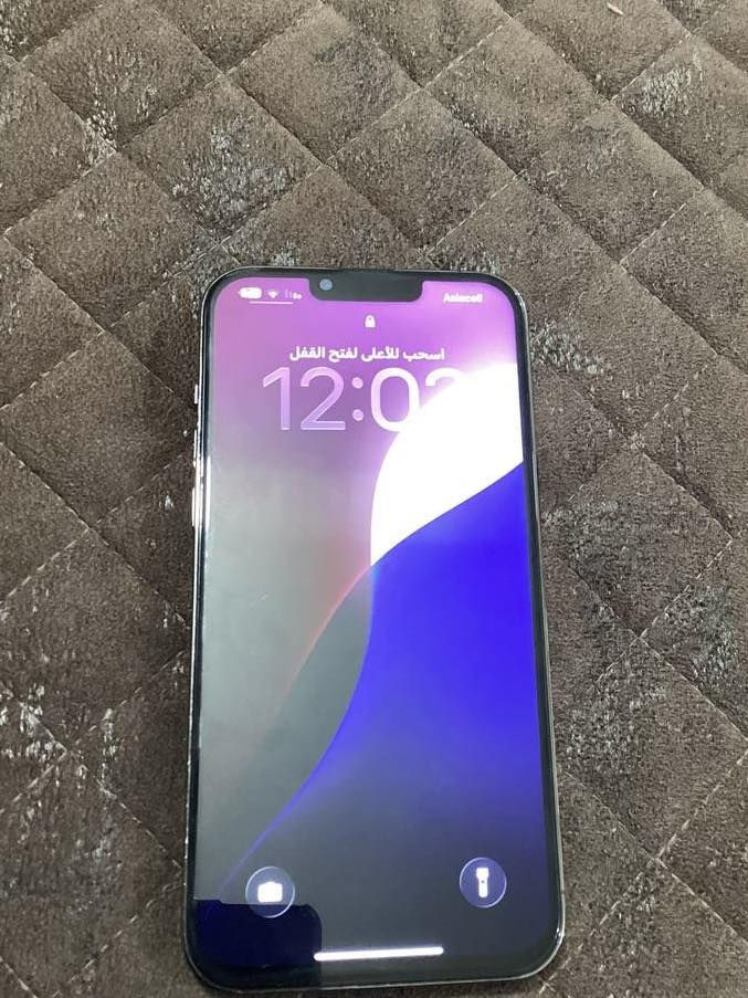 سلام عليكم ايفون ١٣برو ماكس
سعر ٤٥٠وبي مجال مستبدل شاشه فقط بطاريه ٧٧ نضافته واحد على واحد 

***********
