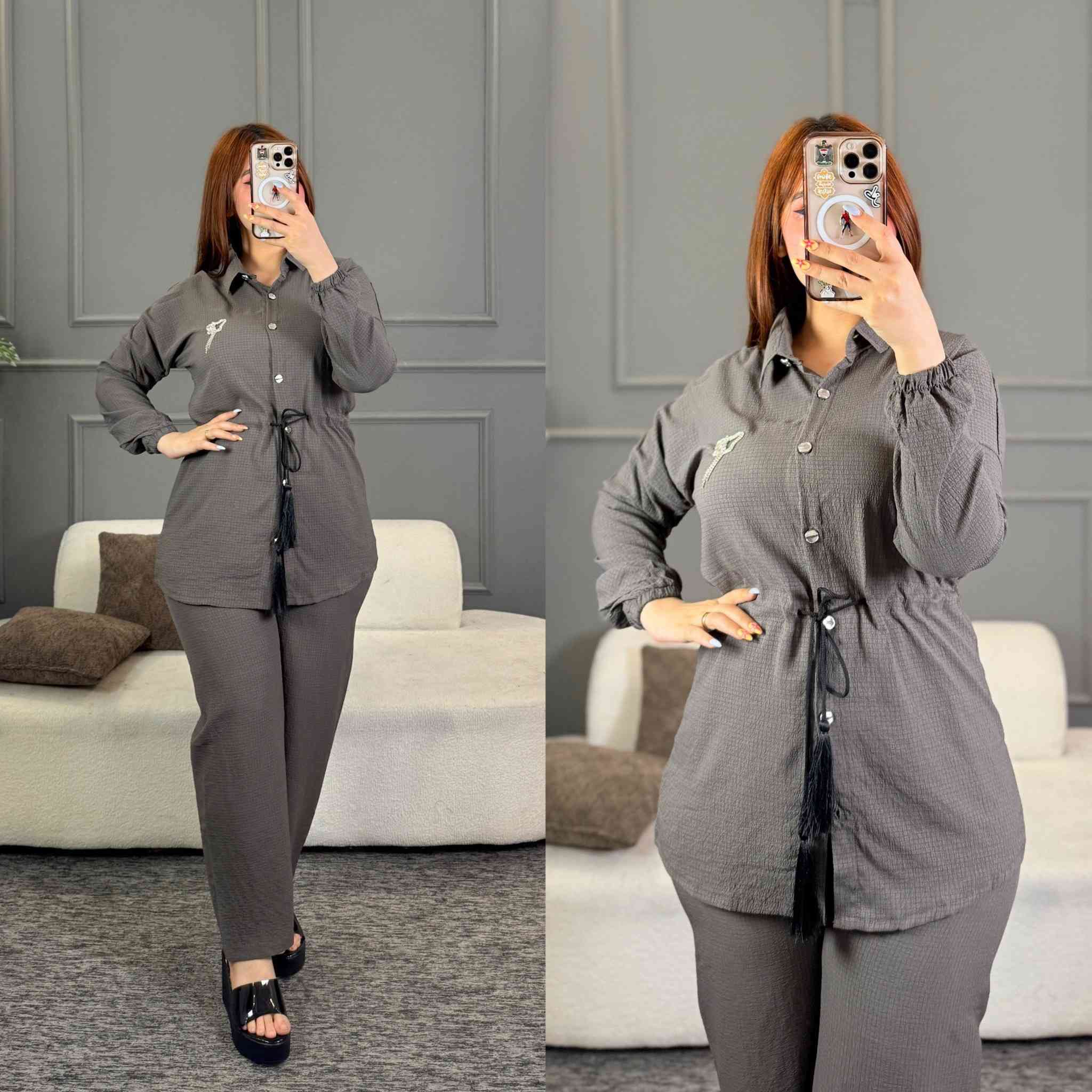 سوت نسائي ربطة خصر ودكم 

الخامه ماربل كلنكس بارده اصلي  💯

القياسات L - XL - XXL

سعر الدرزن 12 قطعه 120 الف 

سعر القطعه مفرد  15  آلف


**إذا كنت صاحب هذا الإعلان وتريد حذفه لأي سبب، رجاءا أرسل رسالة إلى الدعم الفني**