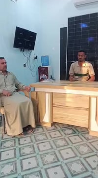 تشرفنا بلقاء ابو عبد الله اول زبون نصبنا منظومه طاقه شمسيه قبل ثلاث  س...