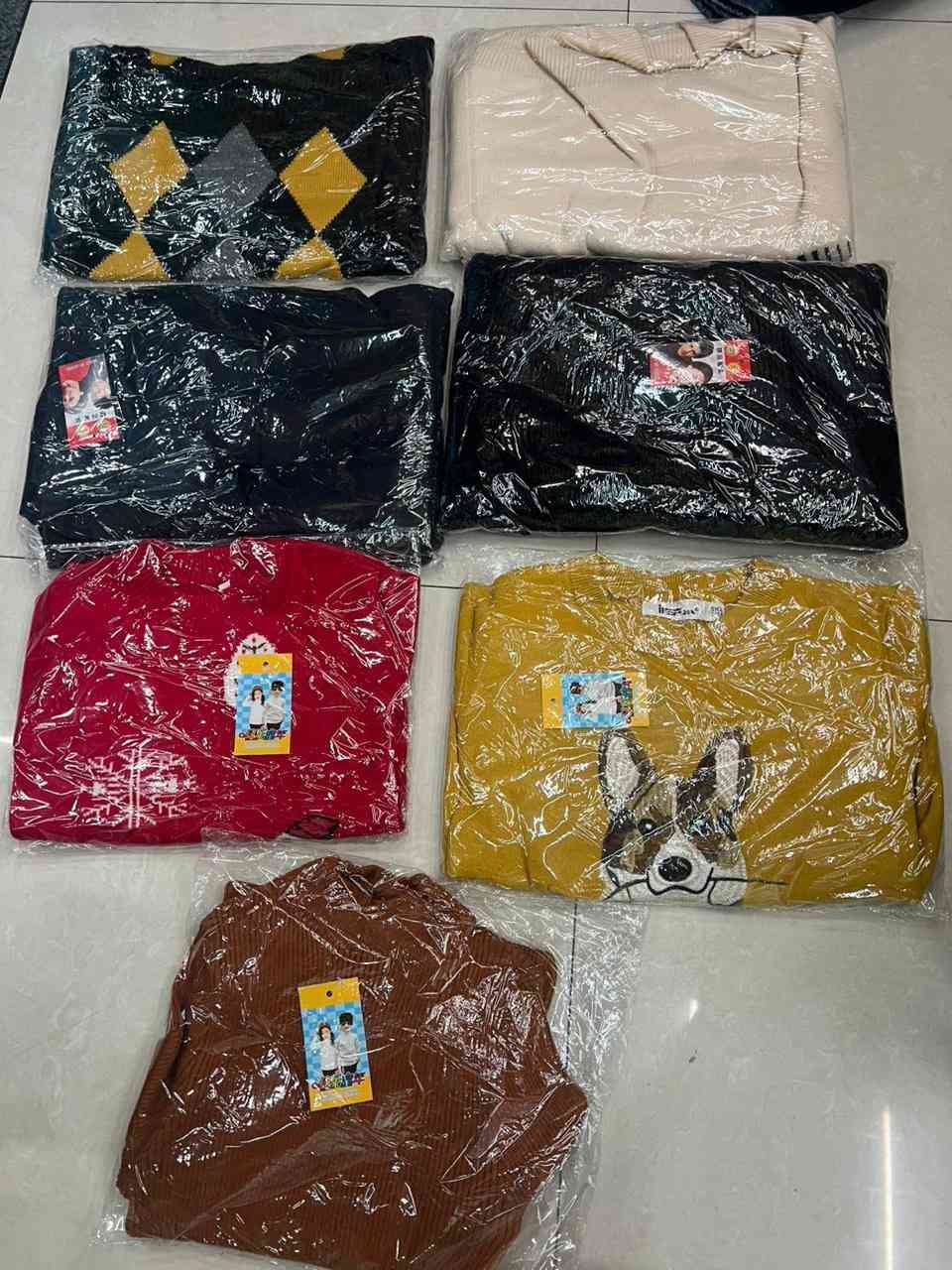 📌 #جملة_فقط
شروة بلوز ولادي/بناتي شتوي خامة ممتازة 
موديلات والوان ومقاسات مشكلة 

السعر 18 الف فقط الدرزن
العدد 1750 درزن 
📌 اقل كمية 200 درزن 📌
موجود توصيل لجميع المحافظات 

اربيل - وتساب ابو لاوند
***********
