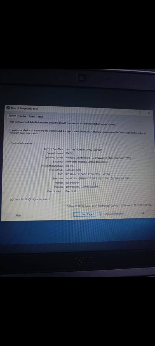لابتوب Dell Latitude E6230 للبيع 💻
✨ Core i5 جيل ثالث
✨ رام 8GB
✨ سريع ومرتب بالشغل
✨ مناسب للدراسة والأوفيس واليوتيوب
✨ حجمه خفيف وسهل للحمل
✨ ويندوز 10 جاهز
الجهاز نظيف وشغال 100٪؜ ويا شاحن 👍
السعر مناسب راسلني خاص


**إذا كنت صاحب هذا الإعلان وتريد حذفه لأي سبب، رجاءا أرسل رسالة إلى الدعم الفني**
