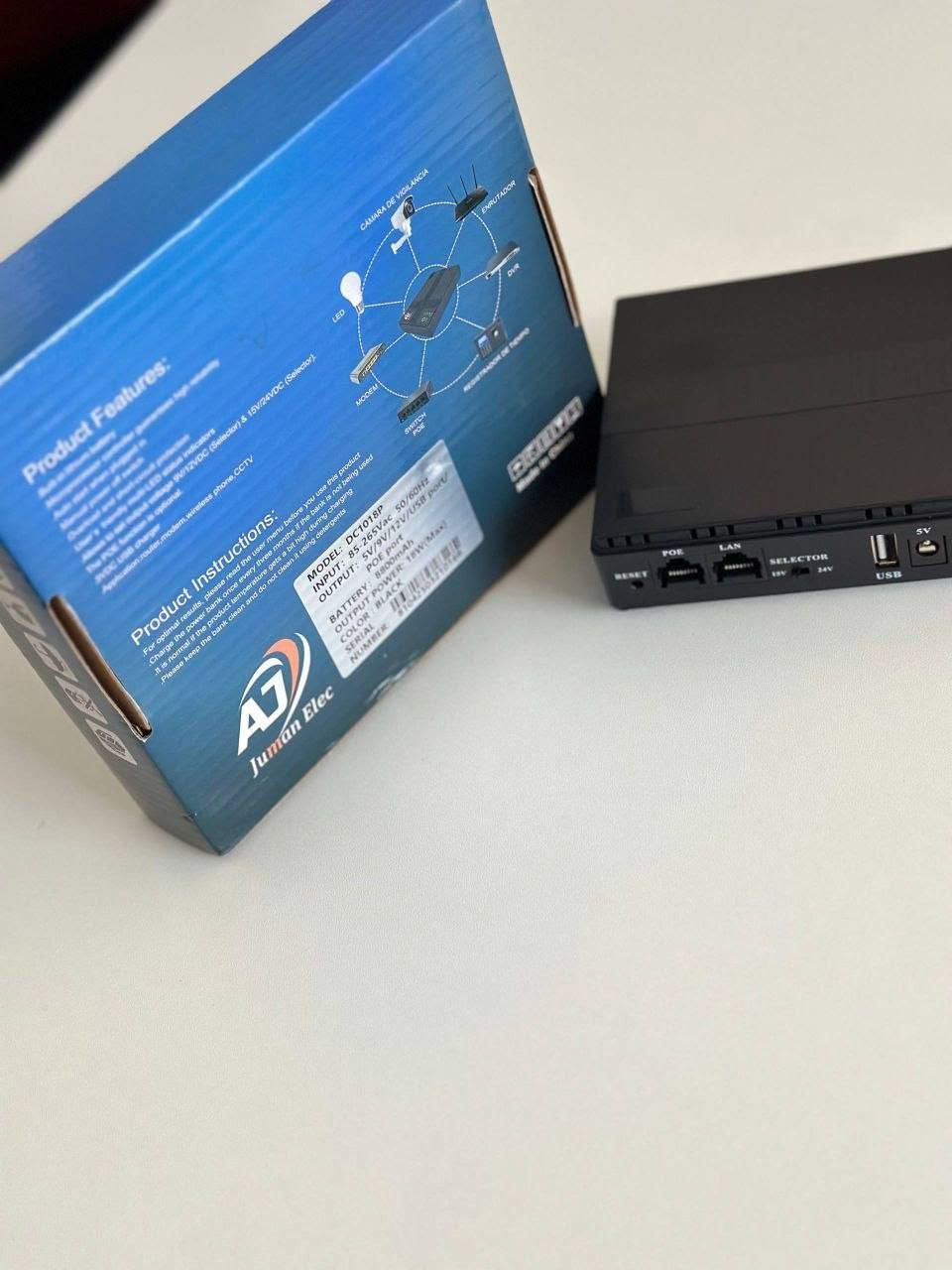 📦 UBS AJ -8800M
🔥 وداعاً لقطعة النت من تطفة الكهرباء! 🔥
وفرنالكم الحل اللي كل بيت عراقي محتاجه: 
جهاز Mini UPS من Juman Elec

⚡️ بطارية عملاقة 8800mAh تشغلك الراوتر من 4-8 ساعات متواصلة
⚡️ من تطفة الكهرباء يحول تلقائي بدون ما يفصل النت ولا ثانية
⚡️ يشتغل على كل الراوترات 5V و 9V و 12V
⚡️ حجمه صغير وأنيق وما يسوي ازعاج

خليك متصل دائماً ويه أهلك وشغلك ودراستك ✅


**إذا كنت صاحب هذا الإعلان وتريد حذفه لأي سبب، رجاءا أرسل رسالة إلى الدعم الفني**