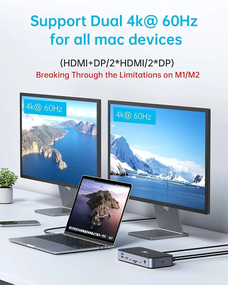 العلامة التجارية: LIONWEI
قاعدة شحن عالمية 15 في 1 بمنفذ USB C مع منفذ عرض مزدوج 4K ومنفذ HDMI لجهاز ماك بوك M1/M2، مزود طاقة 120 واط، ايثرنت 2.5G، USB 3.1/3.0/2.0، SD/Micro SD، من ديسبلاي لينك، من ليونوي


**إذا كنت صاحب هذا الإعلان وتريد حذفه لأي سبب، رجاءا أرسل رسالة إلى الدعم الفني**