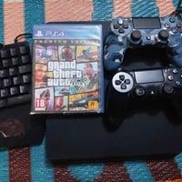 بلي 4 سلم اونلاين اصدار 11.02 وياه 2 جويستك وقرص GTA 5 وكيبورد ريدراغو...