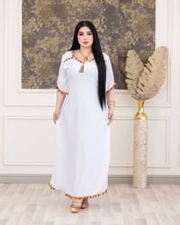 دشداشة نسائي • خامة مارينا • فري سايز ٨٥