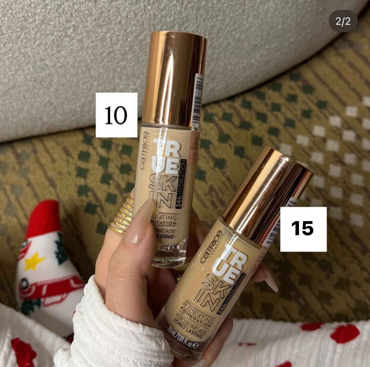 هاذه كريم أساس مرطبTrue skin من كاتريس بتركيبة نباتية وخالية من القسوة الحيوانيه يوفر ترطيباً يدوم طويلاً وتغطية متوسطة قابلة للبناء للحصول على مظهر طبيعي 
سعر القطعه 15,000
العنوان الكوت الخاجيه شارع 40 داخل السوق العصري كوزمتك كولدن بيوتي توجد لدينا خدمة توصيل 🚚 ***********
