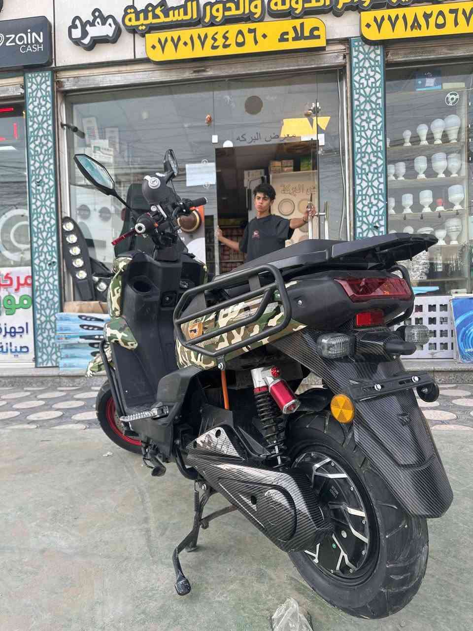 دراجه أباجي شحن 6 بطاريات دراجه جديده بغداد البلديات تقاطع كهرباء ***********
