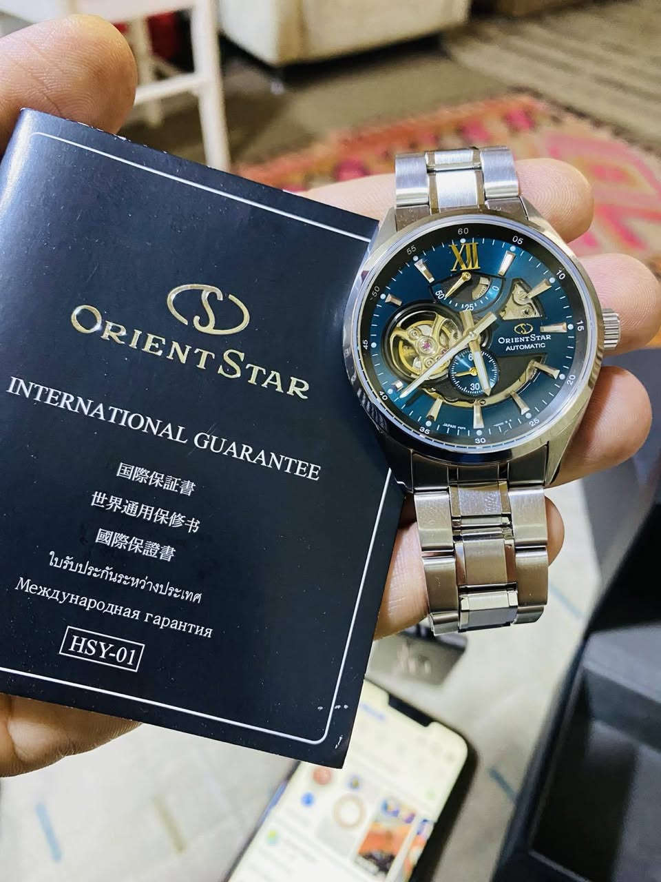 Orient Star Contemporary
ساعه ماركه اورينت ستار فخامه الياباني مع كامل مرفقات
ماكنه اوتوماتيك و تكويك 24 حجر
جام زفير ضدالخدش ARD
 كيج باور رسيف 50 ساعات
قطر 41
لون مينا نادرا
نضافة تام
سعر 430 $
توصيل موجود


**إذا كنت صاحب هذا الإعلان وتريد حذفه لأي سبب، رجاءا أرسل رسالة إلى الدعم الفني**