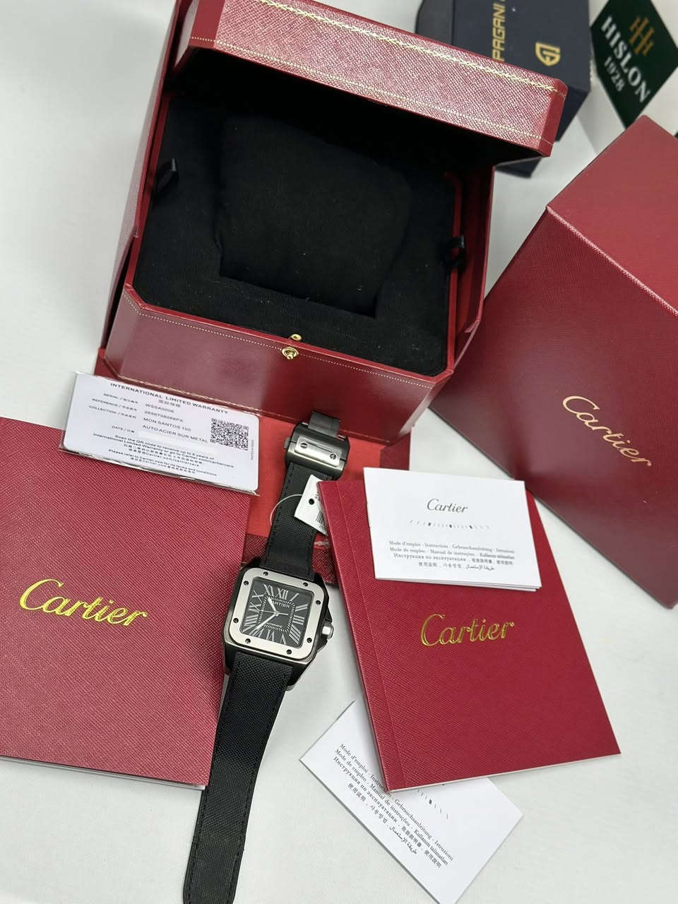 قطه مال امزون ماركة كارتير
سوبر ماستر كوالتي خرافي
 اوتوماتيك
مع العلبه الاصليه وباقي المرفقات
مزاد من (50$)
اقل سوم 10$
