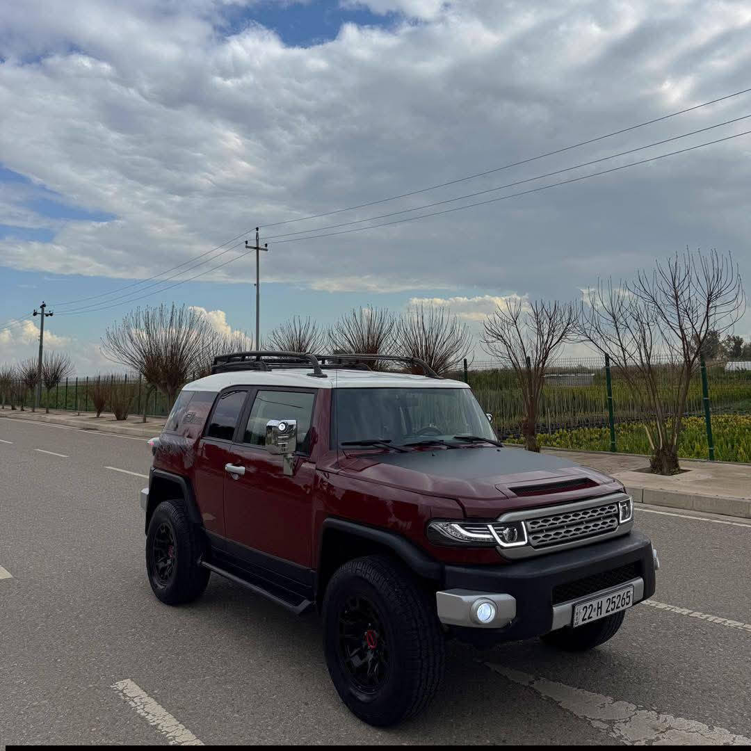 {Toyota Fj Cruiser}
~~~~~~~~~~~~~~~~~~~~~~~~~~~~~~~~~
موديل : 2008 
مكينة : ٦ سلندر بنزين 
ماشية : ٢١٧ كم 
ضرر سيارة : ٣ قطعة امامى صبغ و شويه دواخل
مواصفات : نص فول بدون ٤*٤
رقم اربيل فحص و سنوى و رقم جديد تحويل مباشر
مكينه و گير و صدر كل كفاله حتى برغى مامفتوح 
مكان سيارة: اربيل شارع ٦٠ 

رقم موبيل / ***********6
                                  

.
.السعرررررررر 90 ورقة 
.
.
.
.
_____________________________

‏ ‎للاعلانات او بيع السيارات  راسلونا على الصفحة  📩
