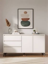 بوفيه • خشب ثقيل • ١٢٠×٣٠×٨٠ سم