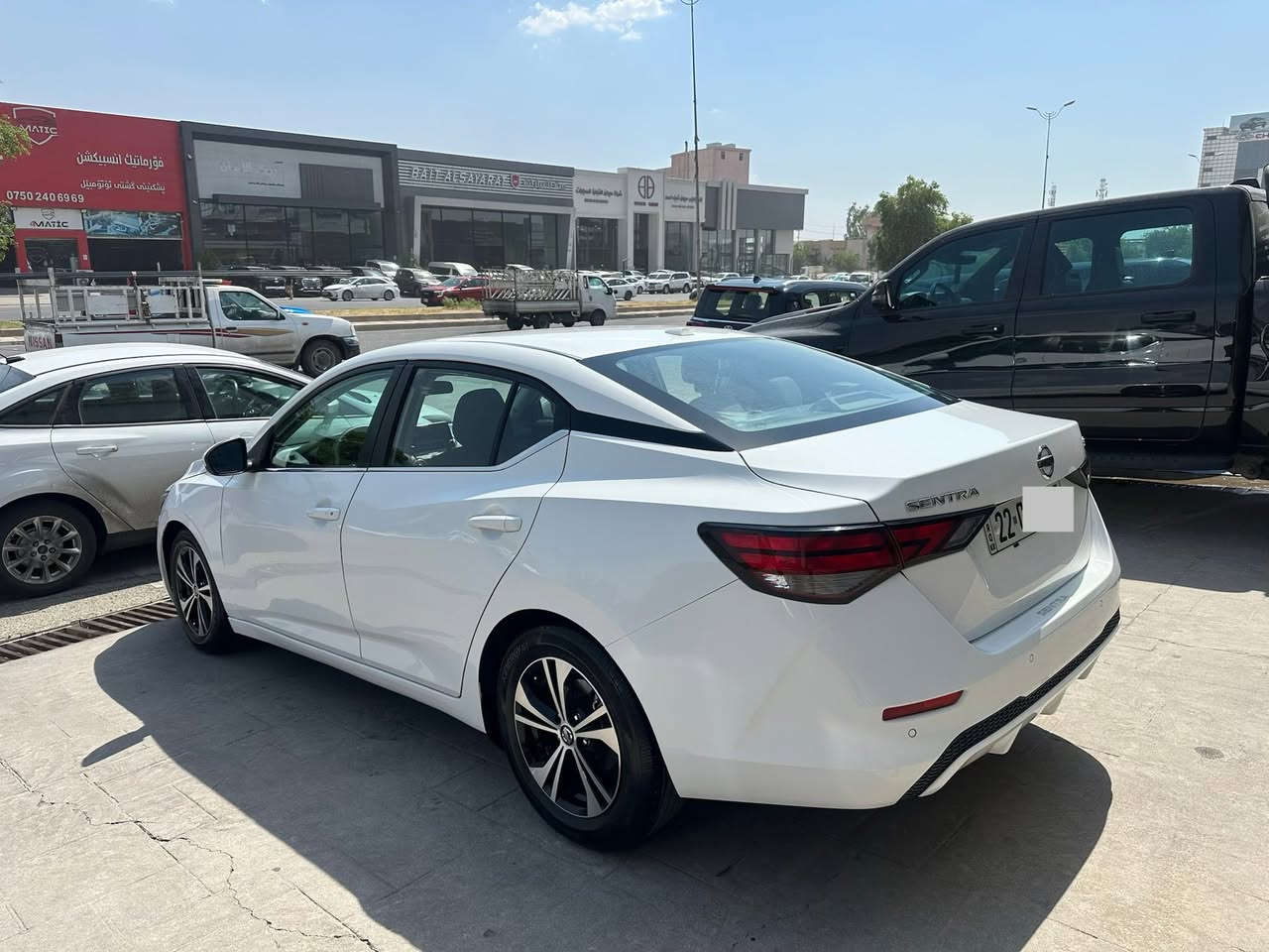 نيسان سنترا 2023 SV
ماشي 23 الف mil 
يرباك فقط سقف + كشن تاك
بابين سبغ  
بجم + صندوق کبس
 گیر محرک کهربائي حجر کزوز کل بشرط 
رادار 360 + حساس 
***********
