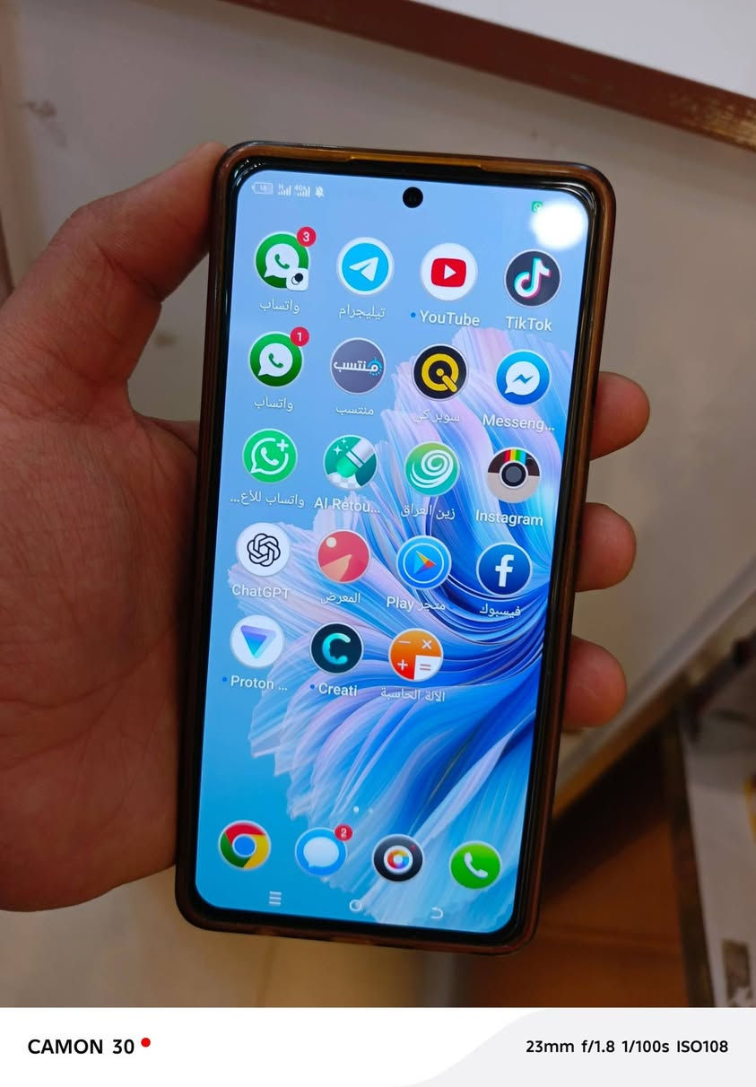 سلام عليكم
جهاز : 👇
TECNO CAMON 20s Pro 5G

ذاكره : 256
بطارية : 5000م امبير
معالج Dimensity 8020
شاحن : 33 واط
ببجي : 90 فريم
الجهاز اخو جديد غراضه كامله
السعر 180قفل 👉
للبيع او المراوس بجهاز👇
تكنو بوفا 7 الترا  او انفنكس نوت 50 برو او برو بلص مع الفرق
مكاني نجف


**إذا كنت صاحب هذا الإعلان وتريد حذفه لأي سبب، رجاءا أرسل رسالة إلى الدعم الفني**
