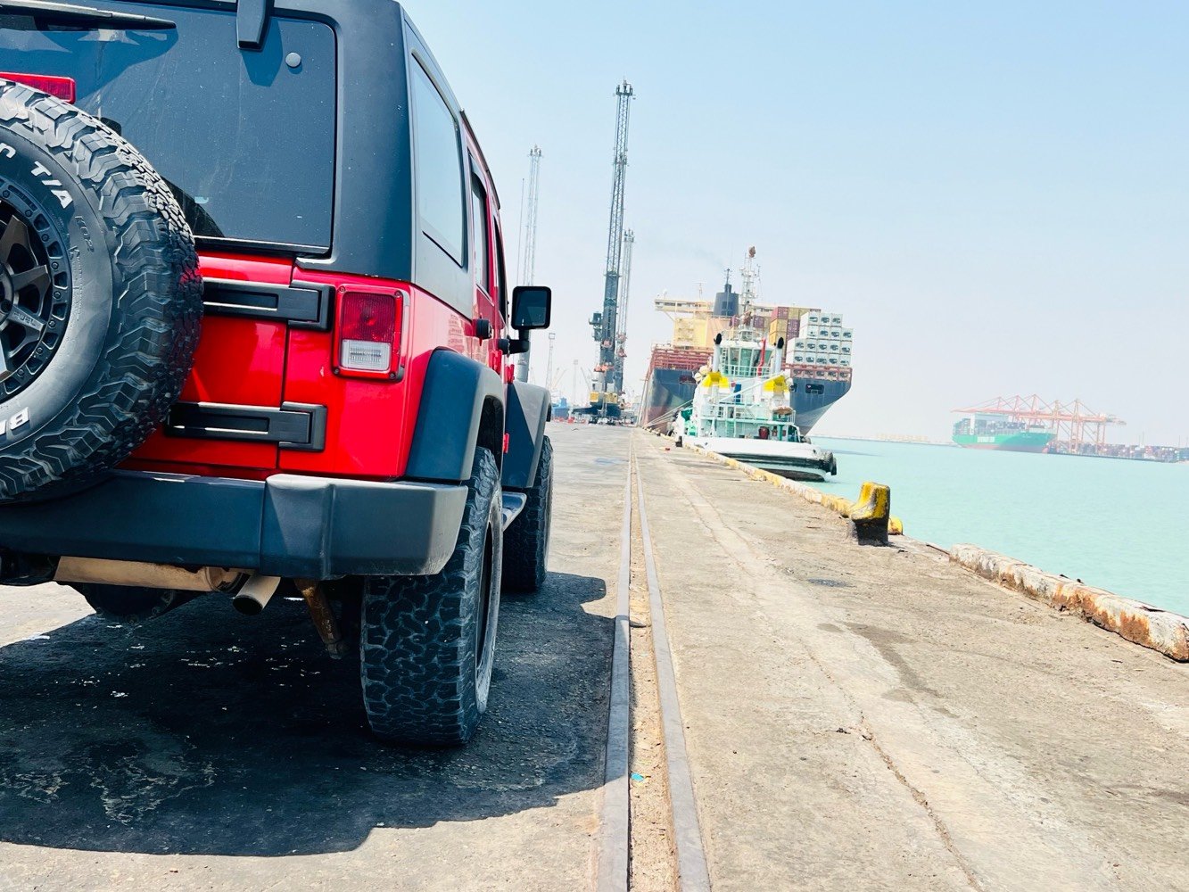 جيب رانكلر 2016 سبورت
JEEP WRANGLER 2016 SPORTS UNLIMITED JK
- السيارة وارد كندي
- مكفوله من الصبغ فقط بارد شبر من الجاملغ
الامامي الايمن
3600cc محرك -
- السيارة مرفعه inch 2.5
- طخم تاير امريكي ماركة COOPER
- ويل كب عدد 5
- السيارة جميع الايرباكات سليمة
- شاشة اندرويد inch 10 مع كامرة امامية و خلفية
- سويج ريمونت عدد/2 مع تشغيل عن بعد
- سيستم صوت راقي مع دمام
- حالة السيارة جيدة جداً
السعر : 198 ورقة
البصرة / دور النفط / قرب المركز الثقافي النفطي