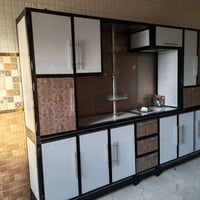 كاونتر المنيوم قطعتين للبيع طوله 3 م كما موضح بالصورة  سنك مطبخ كوارتز...