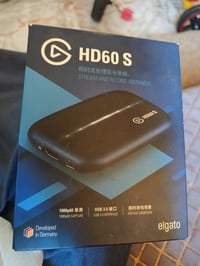 للبيع كرت بث مباشر احترافي Elgato HD60 S جديد تماماً وممستخدم، فقط مفت...