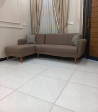 كورنر تركي • قنفة زاوية • سبع مقاعد • نظام سرير • قماش جيكور • ارجل زا...