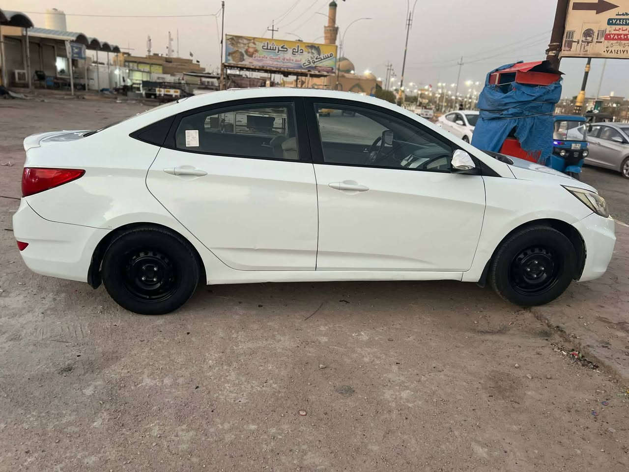 للبيع اكسنت مديل 2016خليجي فول موصفات مرايه شفط  بيه تبديل قبق جنطه ورشات بسيطه محرك 1600 شرط لامفتوح ولاتنقيص سياره جاهزه محرك كير تخم تاير تبريد سنويه 2028 تحويل مباشر عنوان ناصريه الغراف  *********** السعر 90

