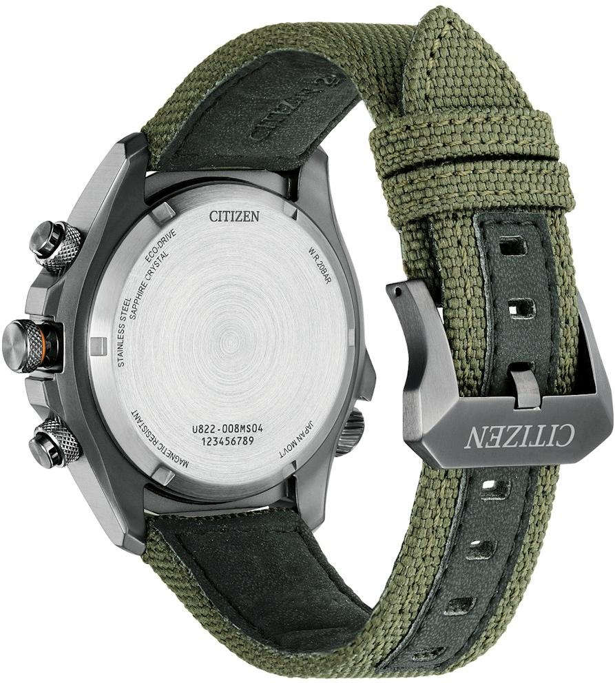 🕰️ Citizen Eco-Drive Military / Pilot
هندسة يابانية… بروح عسكرية لا تُقهر 🇯🇵

ساعة تجمع بين الاعتمادية العالية والتصميم العسكري الجريء، تعمل بتقنية Eco-Drive التي تشحن نفسها بأي مصدر ضوء، لتمنحك أداءً مستمرًا بدون تبديل بطارية.
هيكل من الستانلس ستيل بلون Gunmetal يمنح الساعة حضورًا قويًا، مع قرص أخضر عسكري واضح القراءة في جميع الظروف.

✨ تفاصيل تميّزها:
• مؤشرات وأرقام كبيرة مع طلاء مضيء للرؤية الليلية
• عقارب مضيئة لقراءة الوقت في الظلام
• كرونوغراف احترافي لقياس الوقت بدقة
• عرض التوقيت العالمي World Time داخل القرص
• مقياس بوصلة على الحلقة الداخلية للرحلات والمغامرات
• مؤشر تاريخ عملي للاستخدام اليومي
• زجاج مقاوم للخدش (Mineral أو Sapphire حسب الموديل)

💧 مقاومة ماء حتى 200 متر — مناسبة للسباحة والغوص الخفيف
🎖️ سوار نايلون عسكري متين بلون أخضر مع إبزيم كلاسيكي ثابت
📏 قطر العلبة تقريبًا 43–45 مم بسمك متوازن يمنح راحة وأناقة

⌚ خيار مثالي لمحبي الساعات العسكرية، الطيران، والستايل الرجولي العملي.

📞 للطلب والاستفسار: ***********

#Citizen
#CitizenEcoDrive
#MilitaryWatch
#PilotWatch
#WorldTime
#Chronograph
#ساعات_أصلية
#ساعات_رجالية
#ساعات_عسكرية
#ساعات_يابانية
