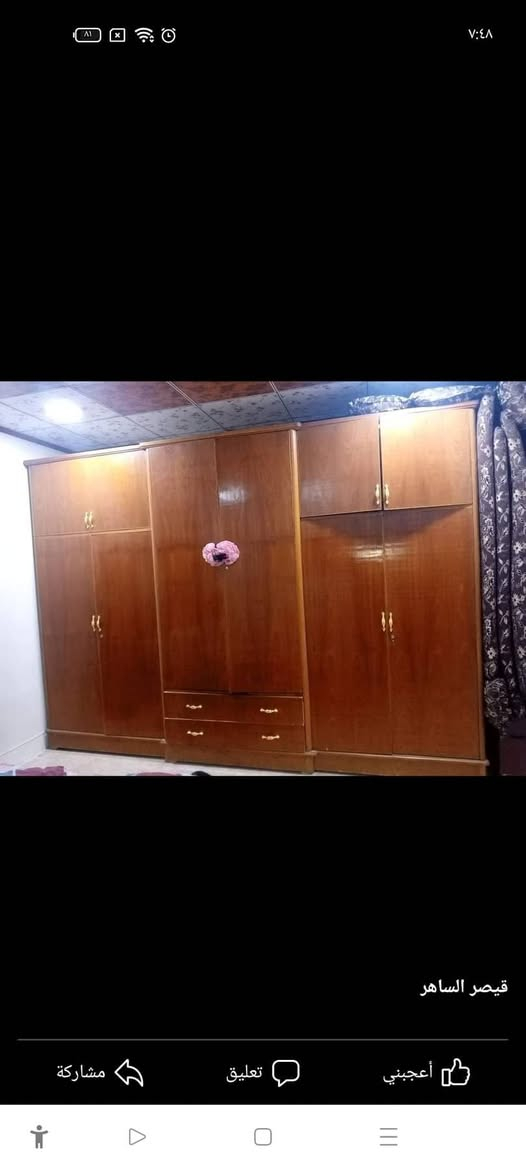 غرفه نوم للبيع  6 ملحق
حي الاخاء 
***********
