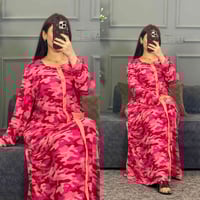 دشداشة نسائية • فانيلا فول ليكرا • مقاسات L-3XL