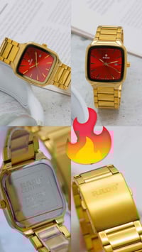 رادو سويسري • ضمان سنة • مينة حمراء