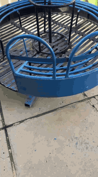 مراجيح حديد • لعبة دوّارة • الشعب شارع الصحه