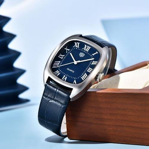 السلام عليكم ساعة اليد في الصورة هي طراز RollsTimi RT7904 للرجال. تتميز هذه الساعة الكلاسيكية ذات الطابع العتيق بهيكل على شكل وسادة (cushion case) مع قرص أزرق وحزام من الجلد الأزرق.
تشمل الميزات الرئيسية ما يلي:
الحركة: تعمل بحركة كوارتز يابانية VH31، والتي توفر دقة عالية وتحريكاً سلساً لعقرب الثواني يشبه الحركة الميكانيكية.
المواد: العلبة مصنوعة من الفولاذ المقاوم للصدأ، ونافذة المينا مصنوعة من زجاج Hardlex المقاوم للخدش.
مقاومة الماء: الساعة مقاومة للماء حتى عمق 50 مترًا، مما يجعلها مناسبة للاستخدام اليومي مثل غسل اليدين والتعرض للرذاذ.
التصميم: تتميز بعلامات ساعات رومانية على المينا الأزرق وشكل علبة بيضاوي أو مربع كلاسيكي.


**إذا كنت صاحب هذا الإعلان وتريد حذفه لأي سبب، رجاءا أرسل رسالة إلى الدعم الفني**