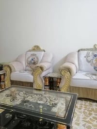 طقم كنب ١٠ نفر • ٥ قطع • مع طبلات