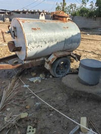 مقطورة ماء  حديد مقلون الاستفسار التصال على الرقم تالي07819459216