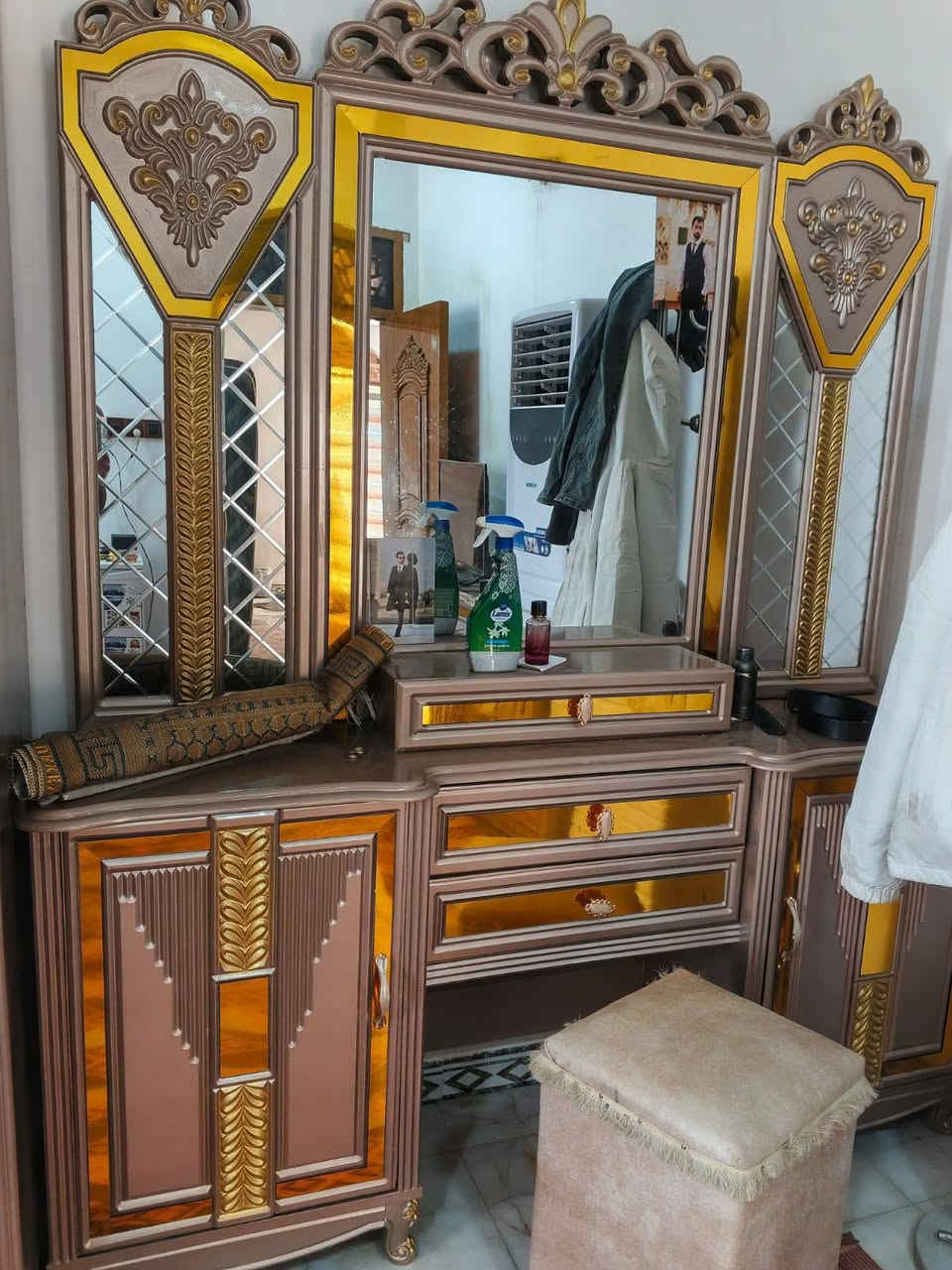 غرفه  تزكام خشب عراقي تصميم تركي جديده ***********
